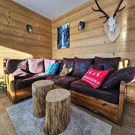Magnifique Chalet Avec Terrasse, Jardin Et Sauna Exterieur Horská chata *